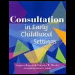 Consultation in Early Childhood Setting