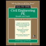 Civil Engineering All In One PE Exam Guide Breadth and Depth