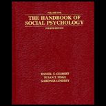 Handbook of Social Psychology, Volume 1 and Volume 2