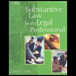 Substantive Law for Legal Professional