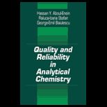 Quality, Reliability, and Analytical Chem.