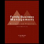 Family Business Management  Concepts And Practice