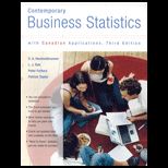 Contemporary Business Statistics with Canadian Applications