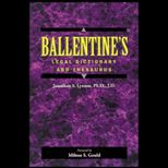 Ballentines Legal Dictionary and Thesaurus