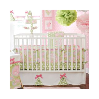 My Baby Sam Pink Pixie 3 pc. Baby Bedding, Green/Pink, Girls