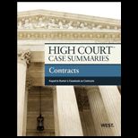 High Court Case Summaries  Contract Law