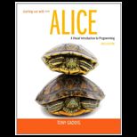 Starting out With Alice   With Cd and Access