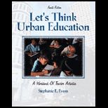 Lets Think Urban Education