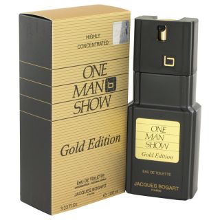 One Man Show Gold for Men by Jacques Bogart EDT Spray 3.3 oz