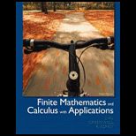 Finite Mathematics and Calc. With Application   With Mymathlab