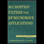 Microstrip Filters for RF/ Microwave