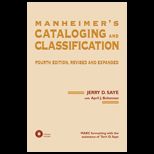 Manheimers Cataloging and Classification  A Workbook / With CD