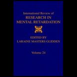 Internatl. Rev. of Research in Mental Volume 24