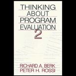 Thinking About Program Evaluation 2