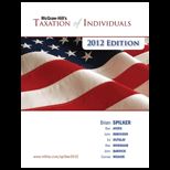 Taxation of Individuals 2012 Edition   With Card