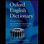 Oxford English Dictionary 4.0 CD (Software)