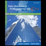 Data Abstraction and Problem Solving With C++ With Access