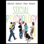 Social Psychology (Paper)   With Access