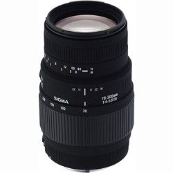 Sigma 70 300mm f/4 5.6 DG Macro Telephoto Zoom Lens for Pentax and Samsung SLR C