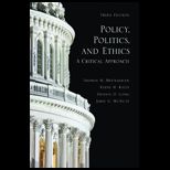 Policy, Politics and Ethics A Critical Approach