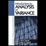 Introduction to Analysis of Variance  Design, Analyis and Interpretation