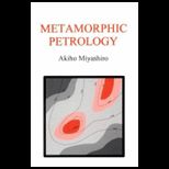 Metamorphic Petrology