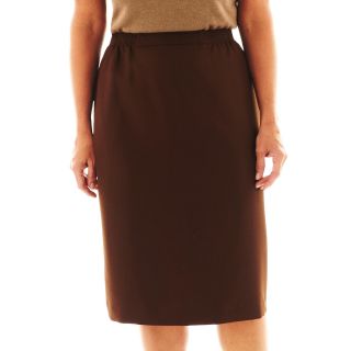 Alfred Dunner Suit Skirt   Plus, Brown
