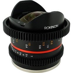 Rokinon 8mm T3.1 Cine Fisheye Lens for Samsung NX Mount