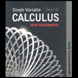 Single Variable Calculus  Early Transcendentals Volume 2