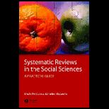 Systematic Reviews in Social Science