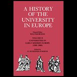 History of the University in Europe, Volume 2
