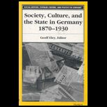 Society, Culture and State in Germany