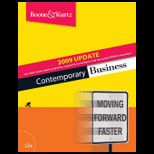 Contemporary Business, 2009 Update  With CDs and Project Management