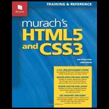 Murachs HTML5 and CSS3