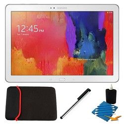 Samsung Galaxy Note Pro 12.2 White 64GB Tablet and Case Bundle