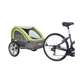 InStep Sierra Double Bicycle Trailer, Green/Gray