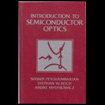 Introduction to Semiconductor Optics
