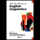 Handbook of English Linguistics