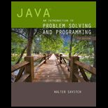Java Intro. to Prob. Solving and Programming