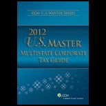 U.S. Master Multistate Corporate Tax Guide (2012)