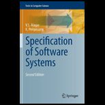 Specification of Software Systems