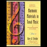 Harmonic Materials in Tonal Music  A Programed Course, Part 2 / With Tape