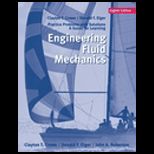 Engineering Fluid Mechanics Student Solutions Manual