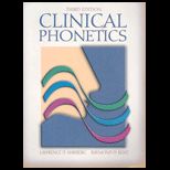 Clinical Phonetics   With 4 Audio CDs