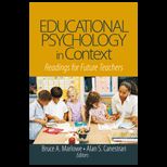 Educational Psychology in Context  Readings for Future Teachers