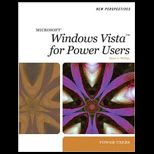 New Perspectives on Microsoft Windows Vista for Power Users   Package
