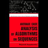 Average Case Analysis of Algorithms