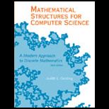 Mathematical Structures for Computer Science A Modern Approach to Discrete Mathematics