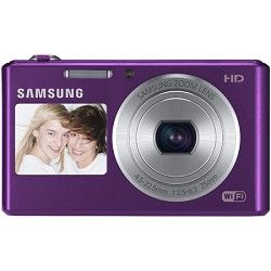 Samsung DV150F Dual View 16.2 MP Smart Camera with Built in Wi Fi   Plum   CLICK