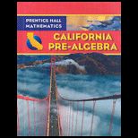 Pre Algebra California Edition (Custom)